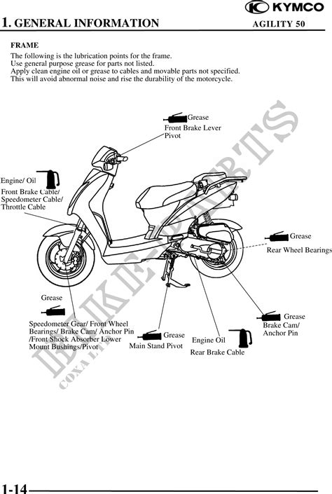 kymco agility parts diagram